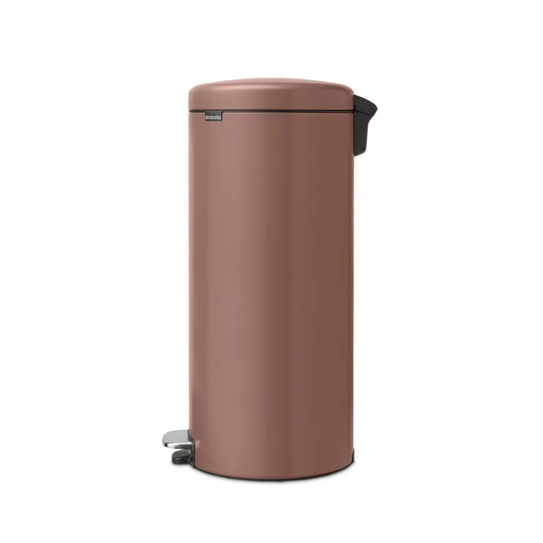 Coș de gunoi cu pedală Brabantia NewIcon 30L, Satin Taupe