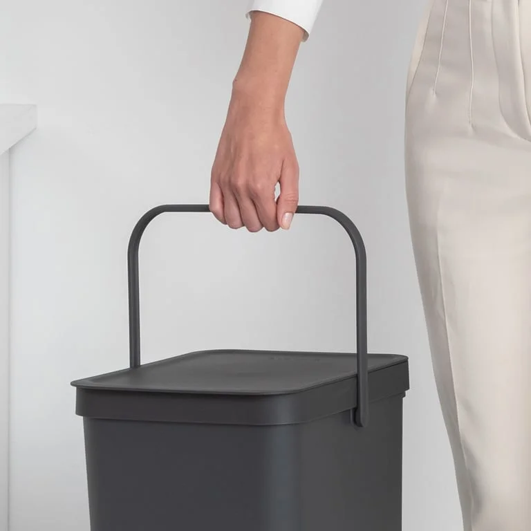 Coș de colectare selectivă Brabantia Sort&Go 40L, Grey