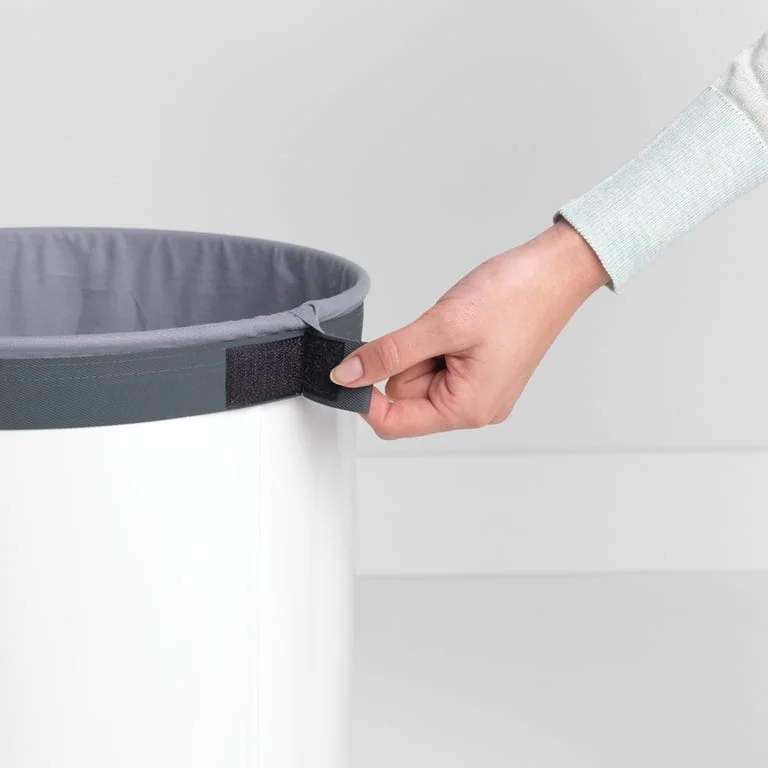 Laundry Bin Corc Lid Brabantia, 60 L, White