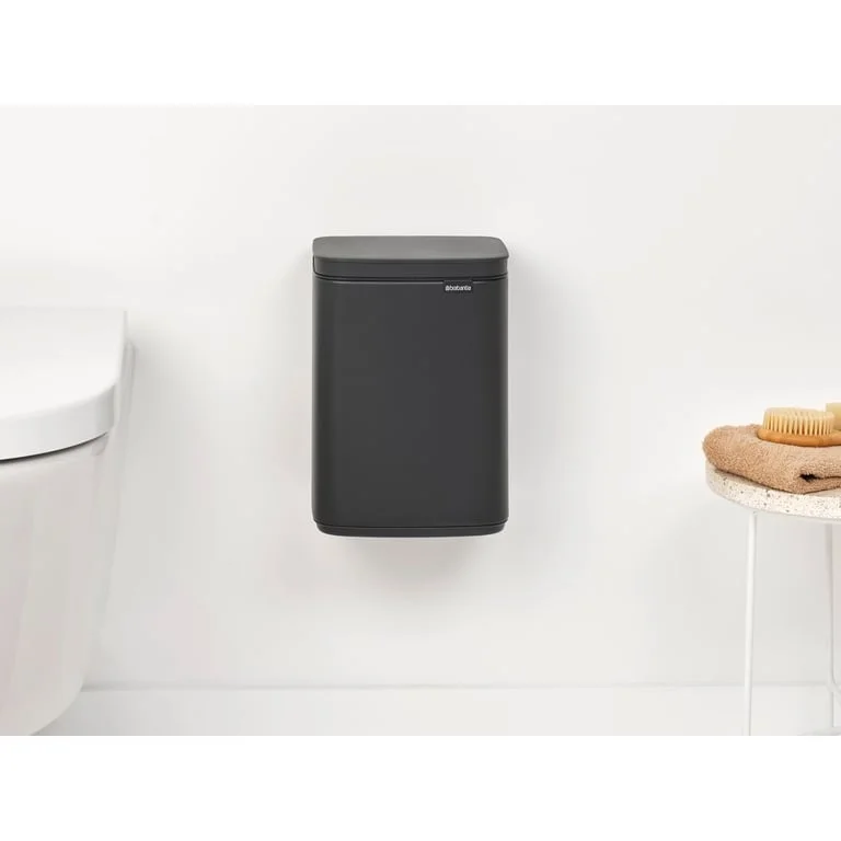 Coș de gunoi Brabantia Bo Small 4L, Mineral Infinite Grey