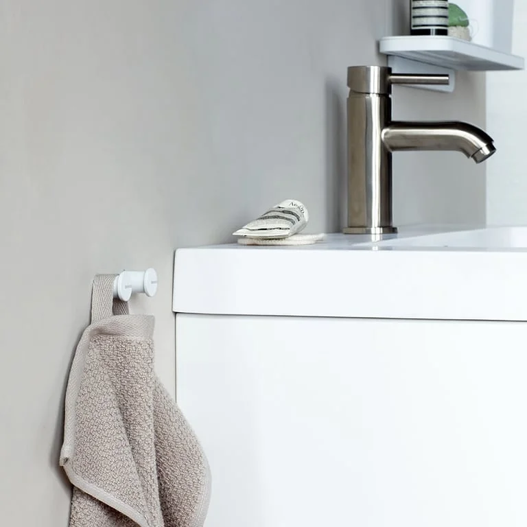 Towel Hook set Brabantia MindSet Mineral Fresh White 2 Pcs