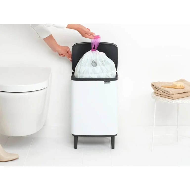 Coș de gunoi Brabantia Bo Small Hi 12L, White