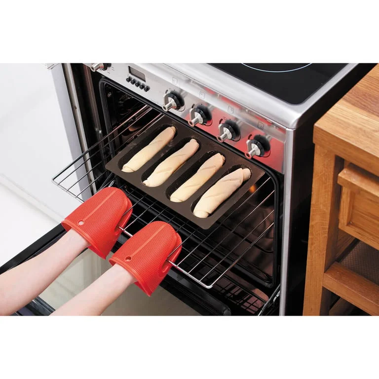 Baking mould for mini baguette breads Lekue