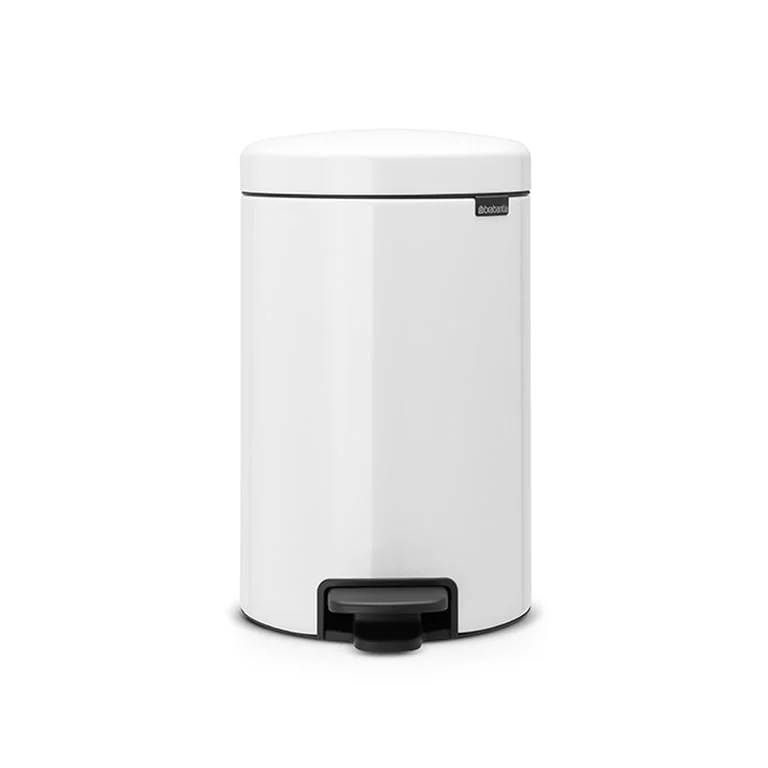 Coș de gunoi cu pedală Brabantia NewIcon 12L, White
