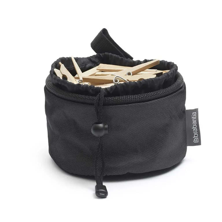 Clothes Peg Bag Compact Brabantia Black