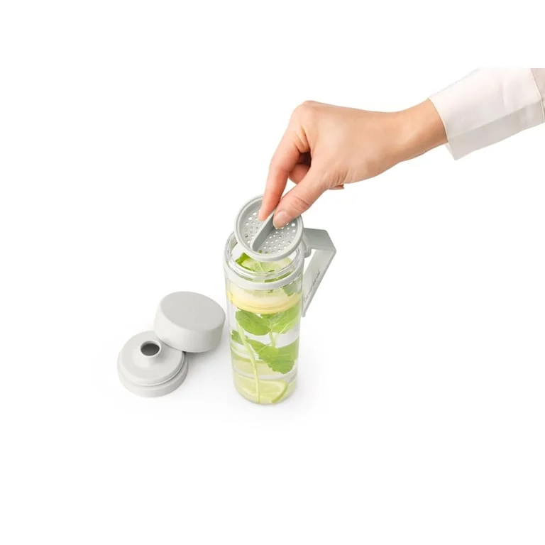 Sticlă Brabantia Make&Take 500ml  Light Grey, cu filtru