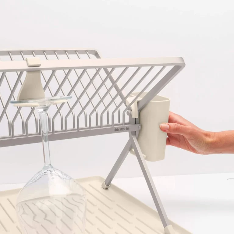 Foldable Dish Rack Brabantia, Soft Beige, Large