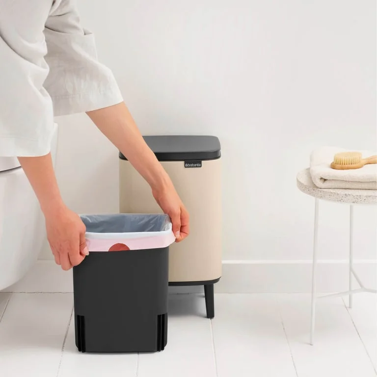Coș de gunoi Brabantia Bo Small Hi 7L, Soft Beige