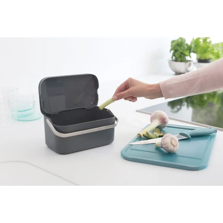Cutie pentru deșeuri alimentare Brabantia SinkSide Dark Grey