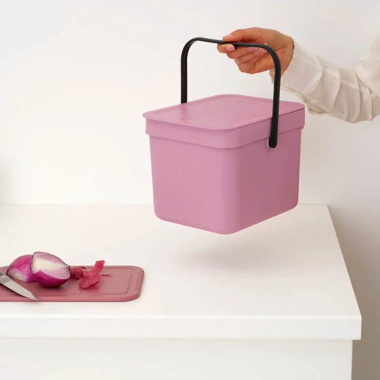 Coș de colectare separată Brabantia Sort&Go 6L, Lilac Pink