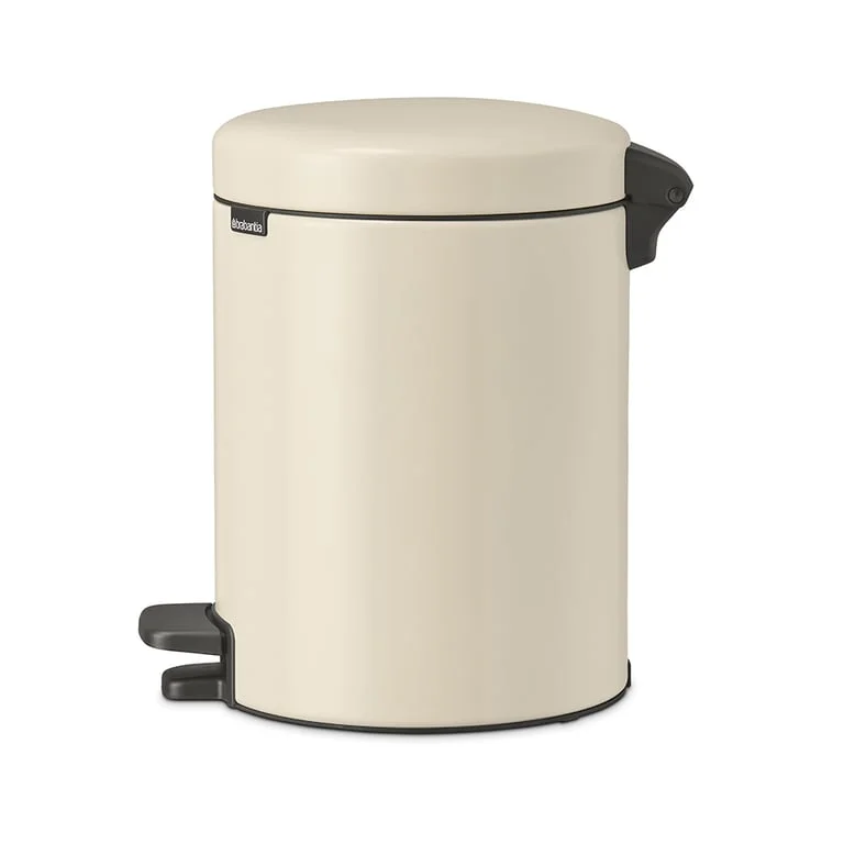 Coș de gunoi cu pedală Brabantia NewIcon 5L, Soft Beige