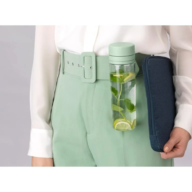 Sticlă Brabantia Make&Take 500ml  Jade Green, cu filtru