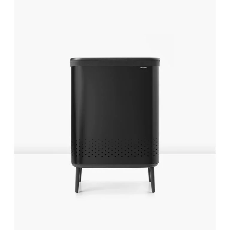 Laundry Bin Brabantia Bo, 2x45L, Matt Black