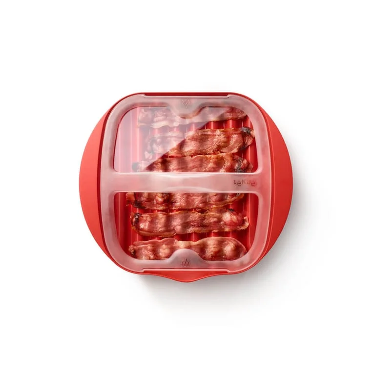 Vas pentru gătit bacon la microunde Lekue