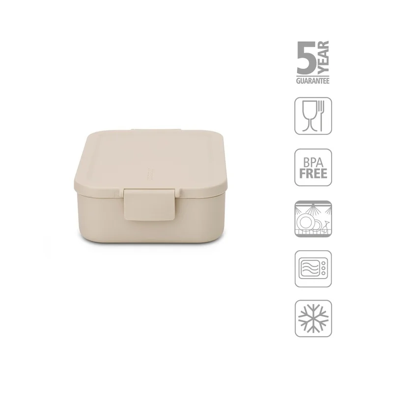 Cutie de prânz Brabantia Make&Take 1.1L, Soft Beige