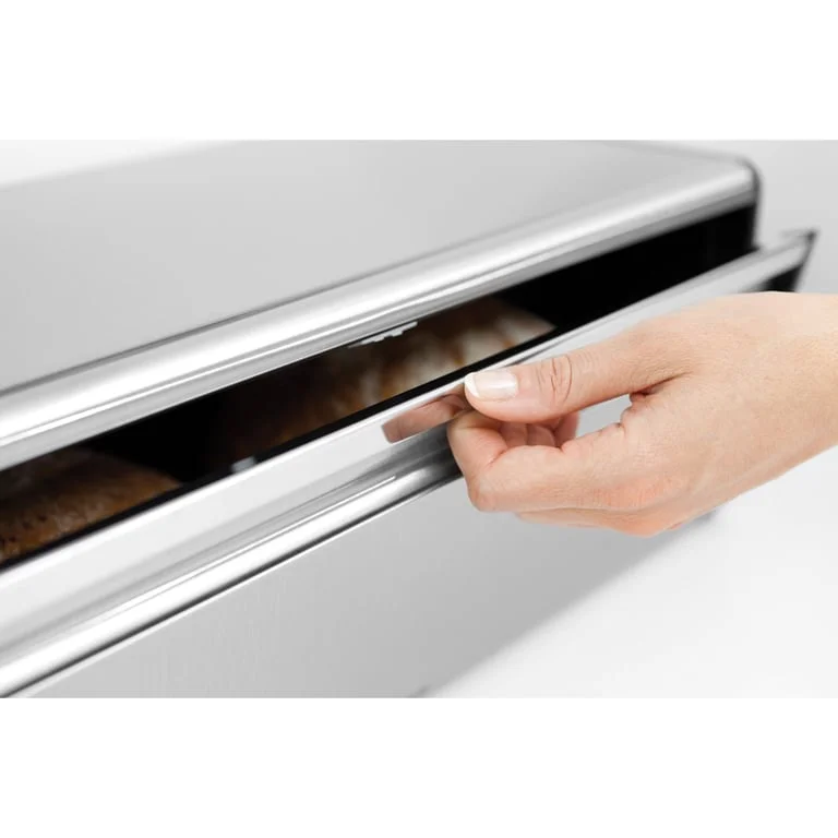 Bread Bin Brabantia, Fall Front Brilliant Steel