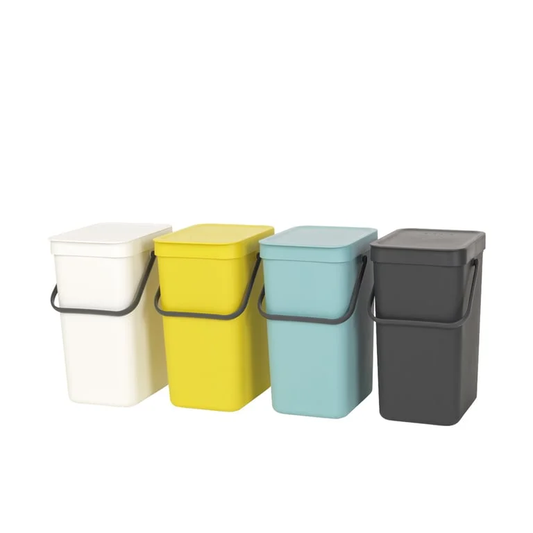Coș de colectare selectivă Brabantia Sort&Go 12L, Dark Grey