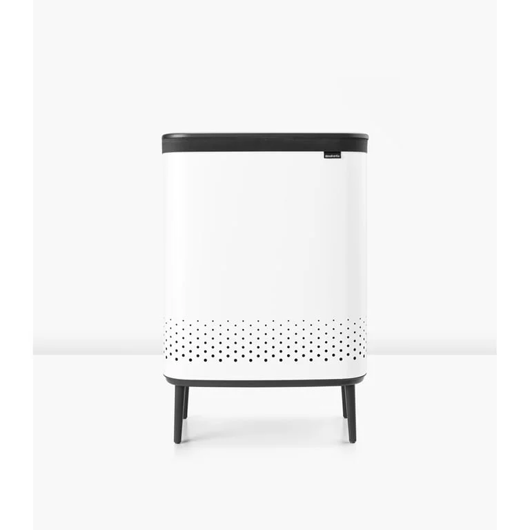 Laundry Bin Brabantia Bo, 2x45L, White