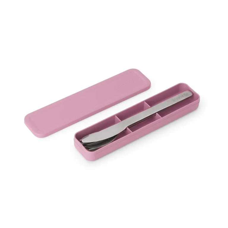 Set tacâmuri Brabantia Make&Take Lilac Pink, 3 piese
