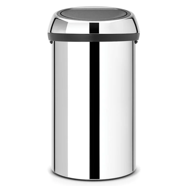Coș de gunoi Brabantia Touch 60L, Brilliant Steel