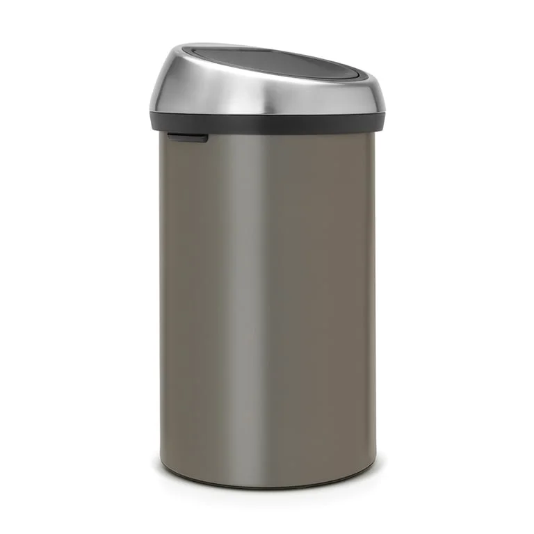 Coș de gunoi Brabantia Touch 60L, Platinum
