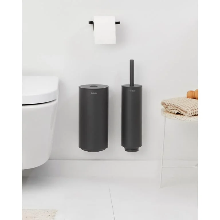 Set de accesorii pentru toaletă Brabantia MindSet Mineral Infinite Grey, 3 piese