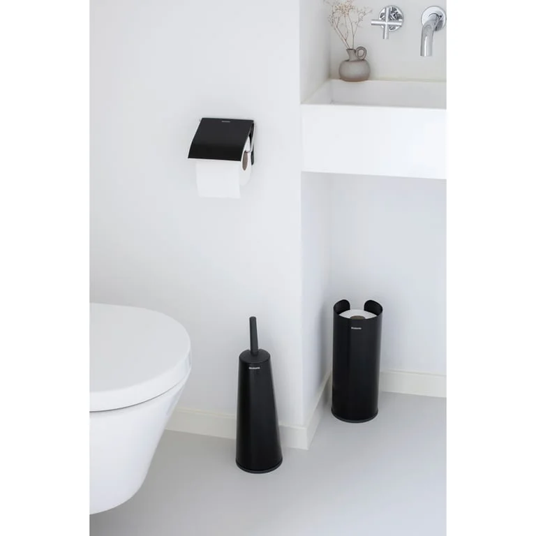 Toilet Accessory Set Brabantia Balance Collection, 3 Pieces, Matt Black