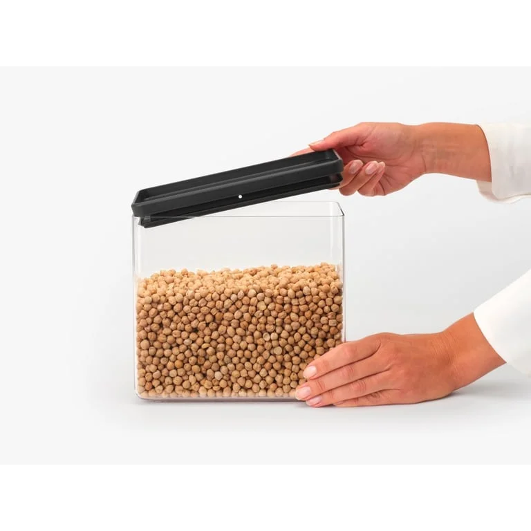 Canister Brabantia Tasty+ Stackable 3.5L, Dark Grey