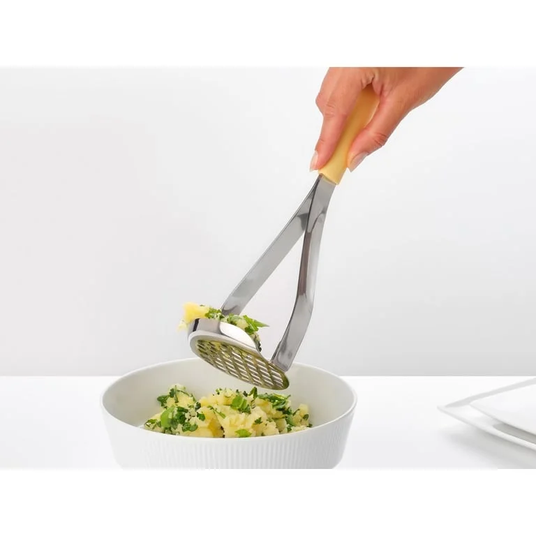 Presă pentru cartofi cu margine curbată pentru culegere Brabantia Tasty+ Vanilla Yellow