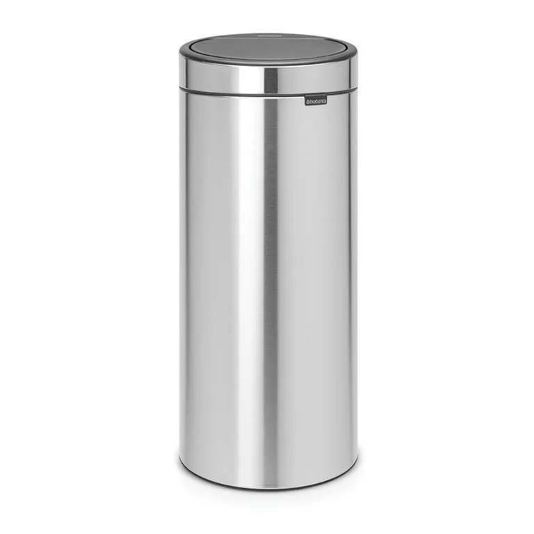 Coș de gunoi Brabantia Touch New 30L, Matt Steel