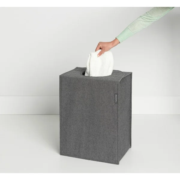 Sac de rufe Brabantia 55L, Pepper Black, dreptunghiular