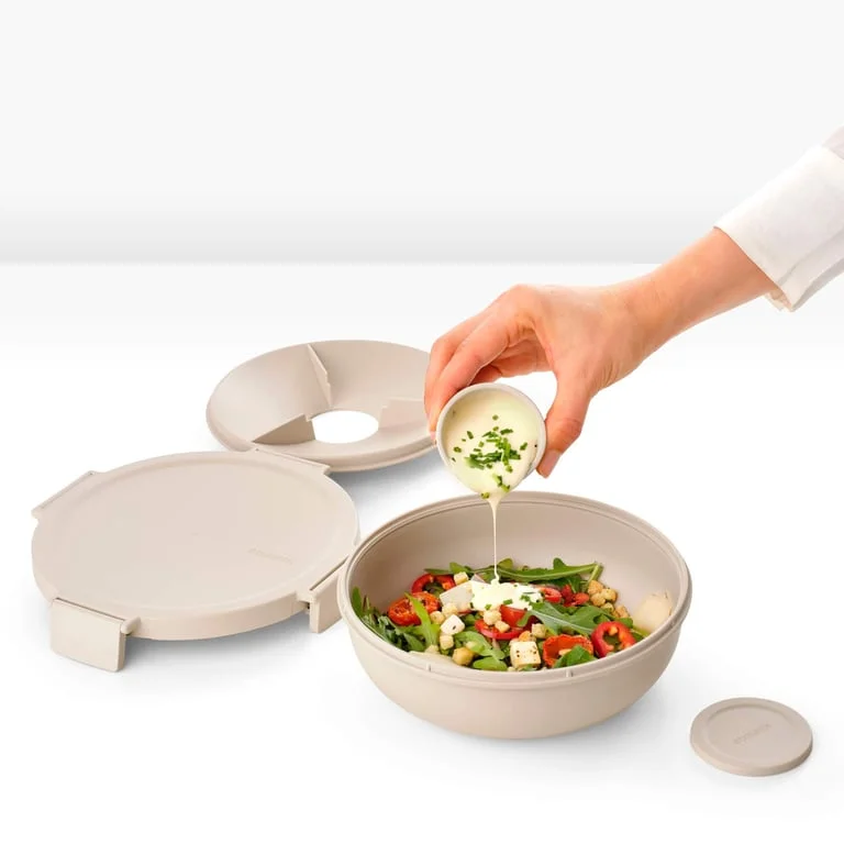 Bol de salată Brabantia Make&Take1.3L, Soft Beige
