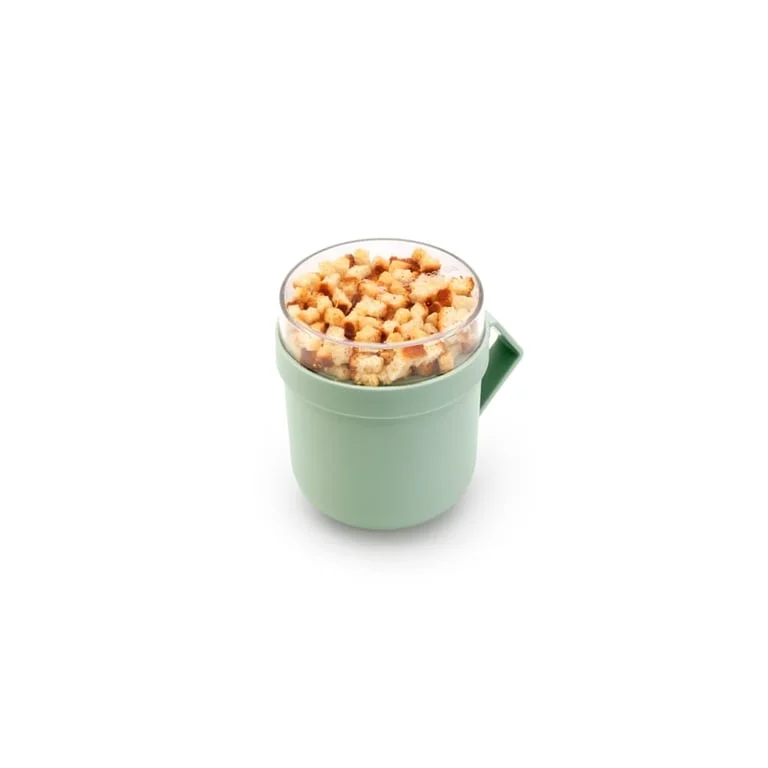 Soup Mug Brabantia Make&Take Jade Green 600ml, Plastic
