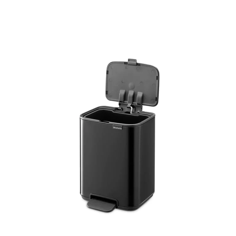 Coș de gunoi Brabantia Bo Pedal 4L, Matt Black