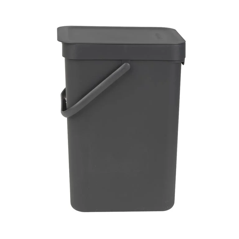 Coș de colectare selectivă Brabantia Sort&Go 12L, Dark Grey