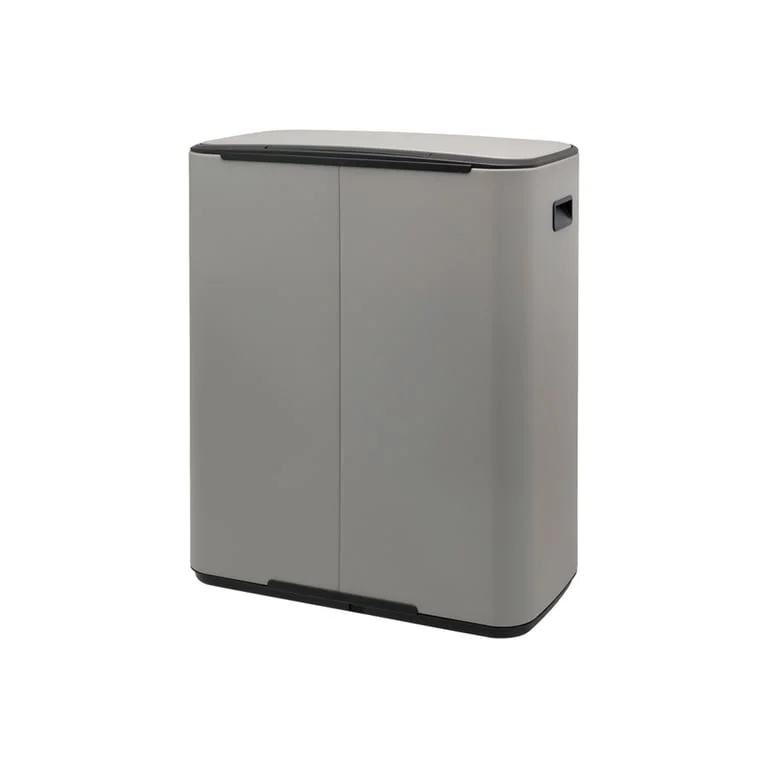Waste Bin Brabantia Bo Pedal 60L, Mineral Concrete Grey