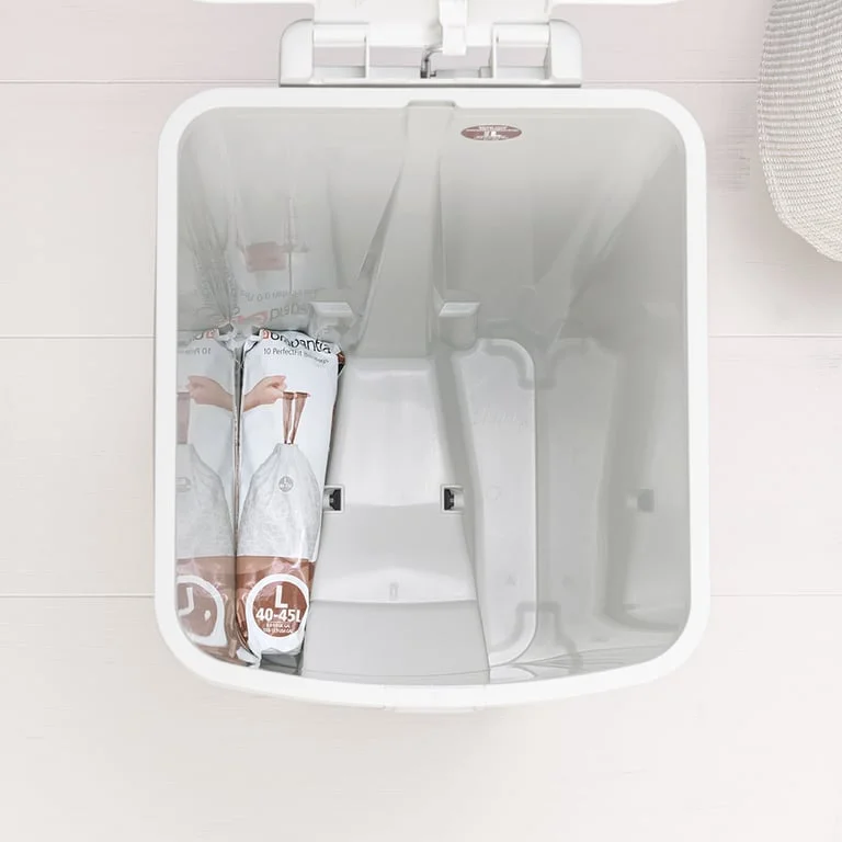 Coș de gunoi cu pedală Brabantia StepUp 40L, Light Grey