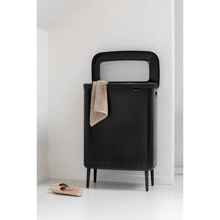 Laundry Bin Brabantia Bo, 2x45L, Matt Black