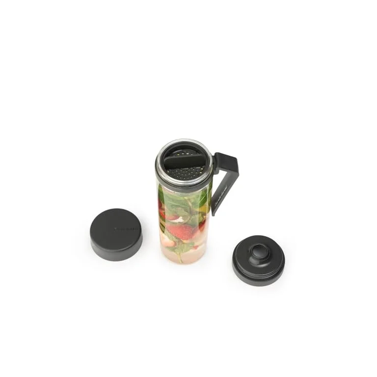 Sticlă Brabantia Make&Take 500ml Dark Grey, cu filtru
