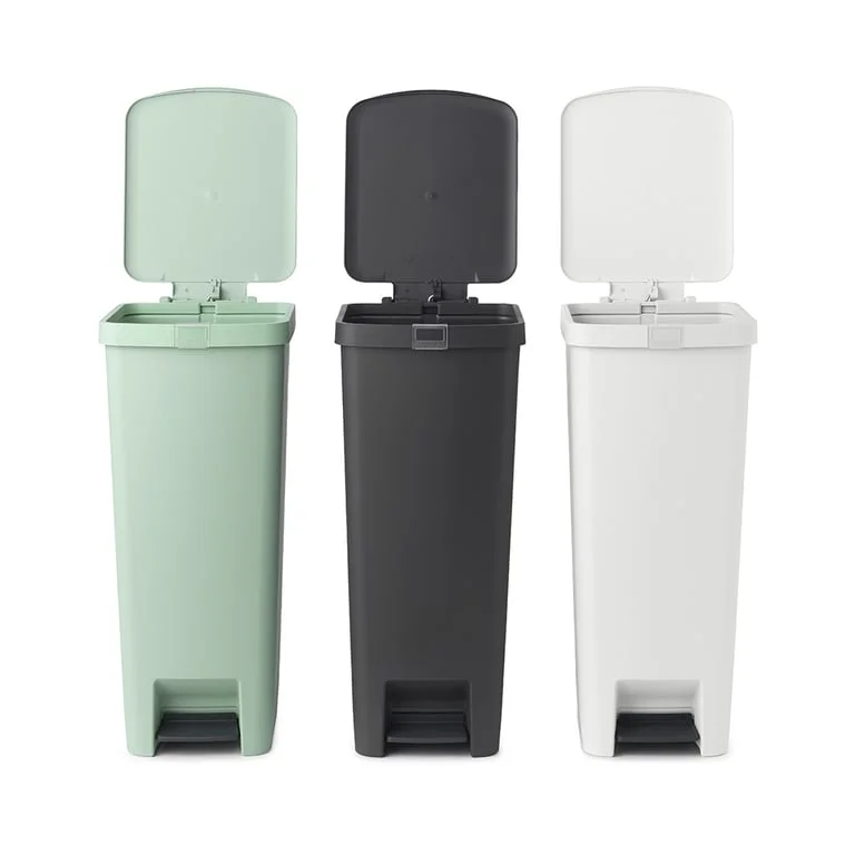 Coș de gunoi cu pedală Brabantia StepUp 40L, Light Grey