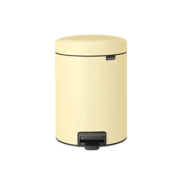 Pedal Waste Bin Brabantia NewIcon 5L, Mellow Yellow