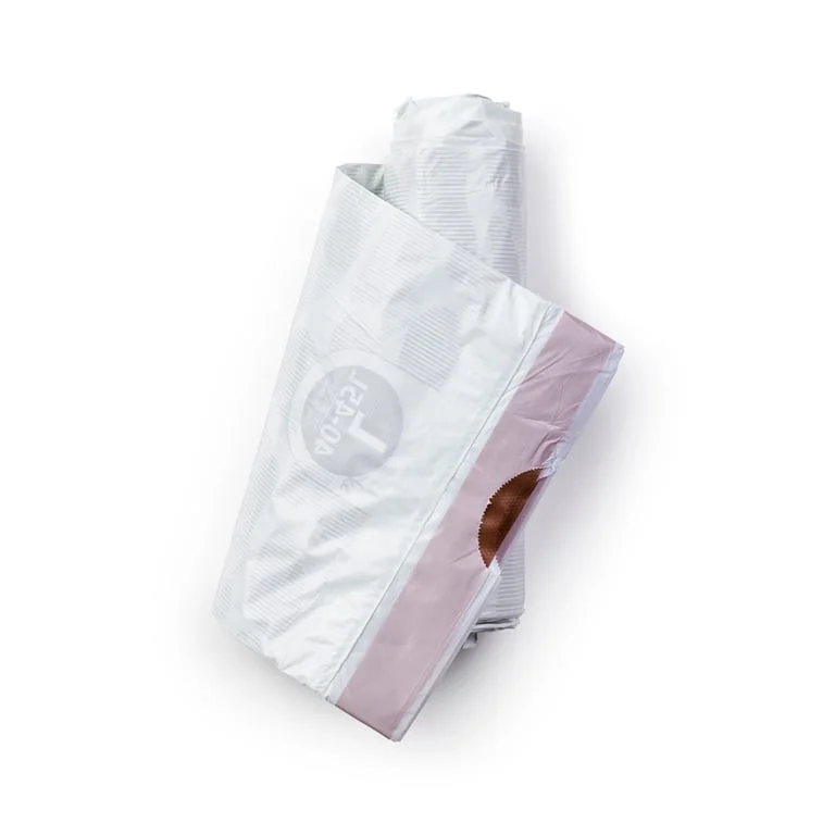 Saci de gunoi cu șnur Brabantia PerfectFit, cod  L, 40-45L, 10 bucăți, albi