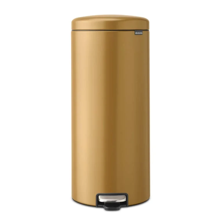 Pedal Waste Bin Brabantia NewIcon 30L, Warm Gold