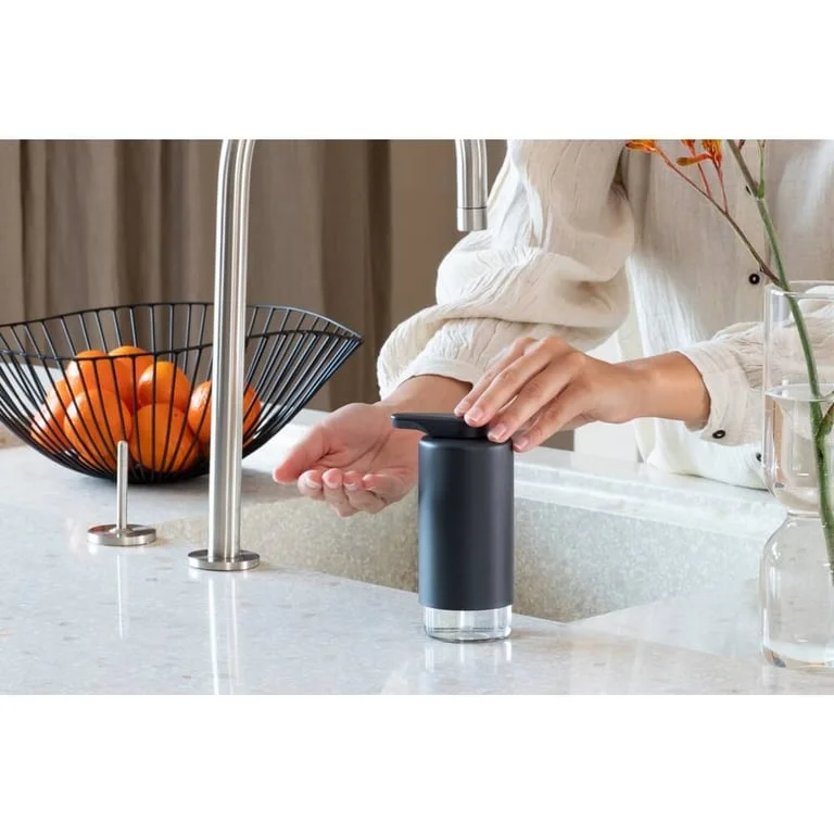 Dozator de săpun lichid Brabantia SinkStyle Mineral Infinite Grey, 200ml