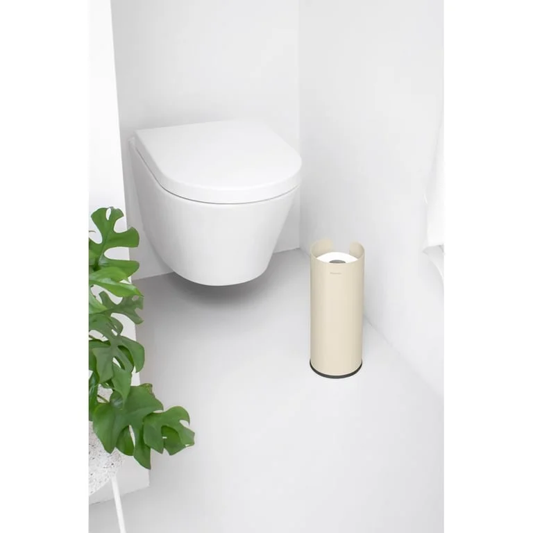 Suport pentru hârtie igienică de rezervă Brabantia ReNew Soft Beige