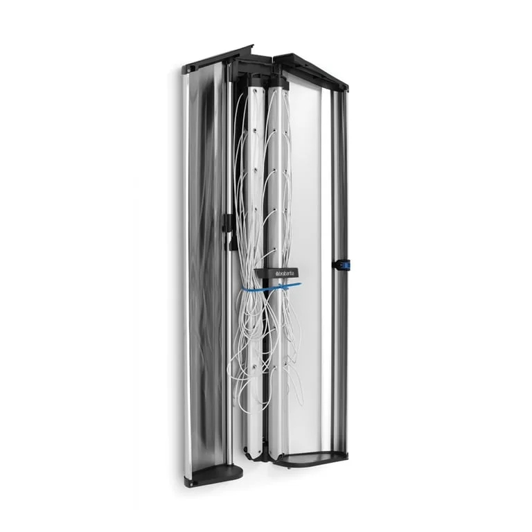 Casetă de depozitare și protecție pentru uscător de perete Brabantia WallFix, Stainless Steel