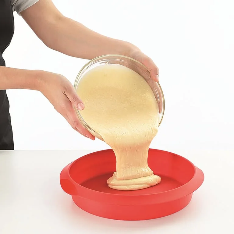 Tavă de copt Lekue Ø28cm, silicon, pentru baza tortului
