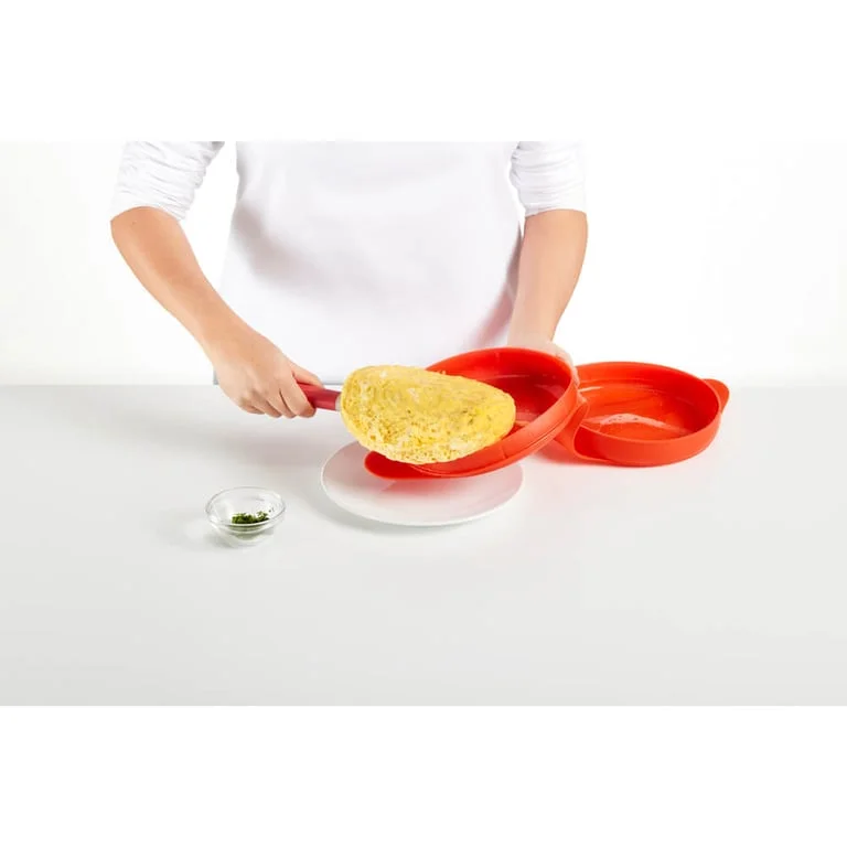 Vas pentru gătit omletă la microunde Lekue, rotund