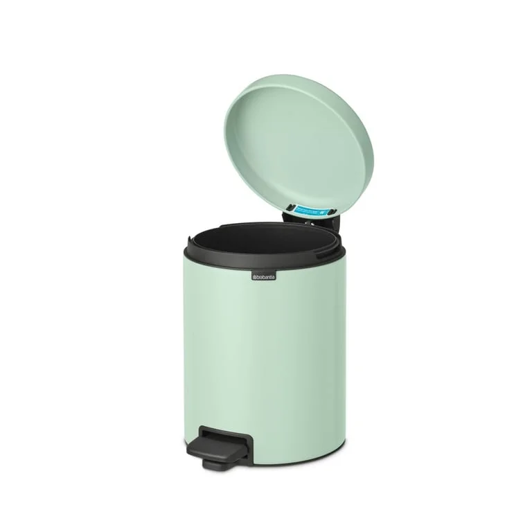 Coș de gunoi cu pedală Brabantia NewIcon 5L, Jade Green