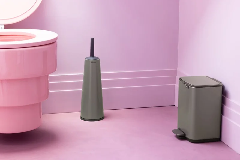 Coș de gunoi Brabantia Bo Pedal 4L, platină